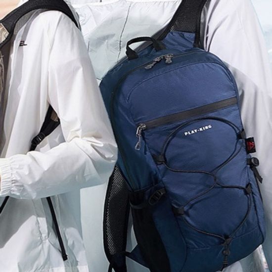 마운틴파크 폴딩 백팩 트래킹 접이식 등산가방 블루