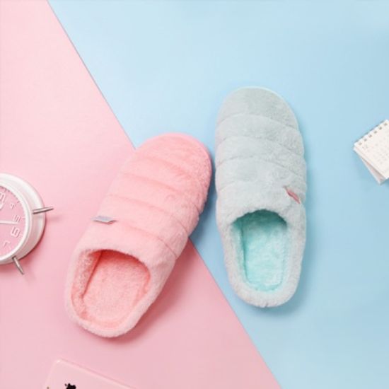 극세사 보온 쿠션 슬리퍼 (6color)