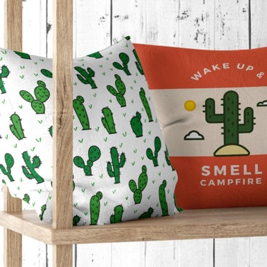 멕시코 선인장 아트쿠션 6종 KAO12