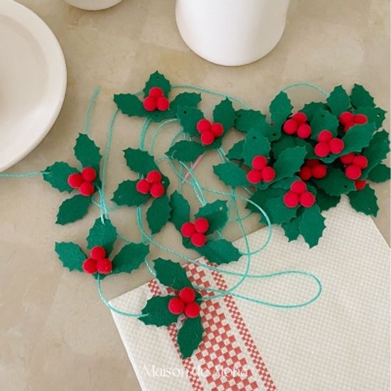 Felt Christmas Berry 펠트크리스마스열매