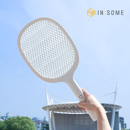 인썸 충전식 전기모기채 해충파리채 IMD-400