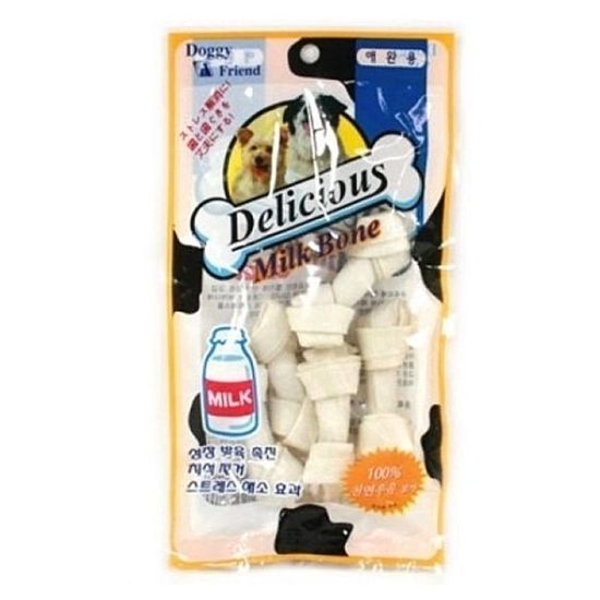 강아지 밀크껌 5p 간식 애견 개 껌 맛있는(W0481EE)
