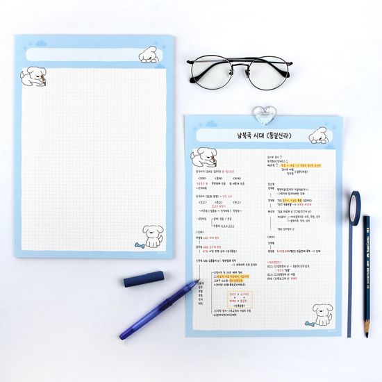 리코즈 스터디 리리앤코코 모눈패드 A4 30매