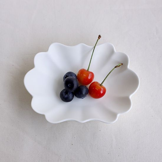 플로렌스 무광 도자기 타원 찬기 5인치 1p