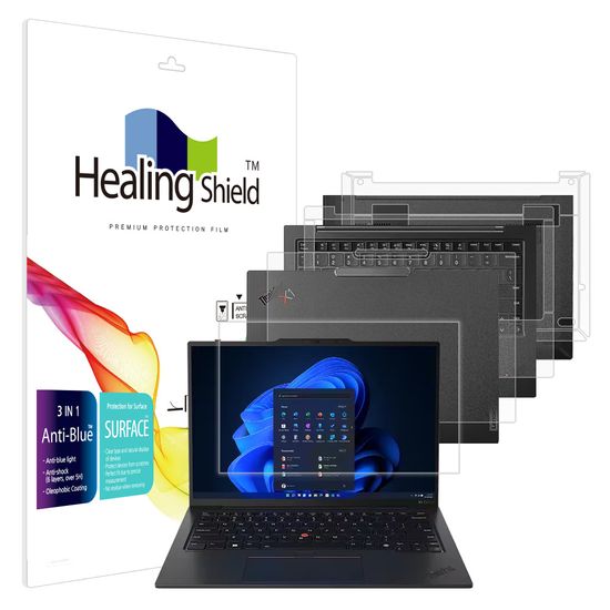 씽크패드 X1 카본 12세대 블루라이트차단1매 외부3종