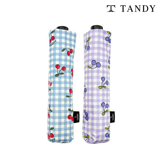 탠디 7K 깅엄체리 초경량 양우산