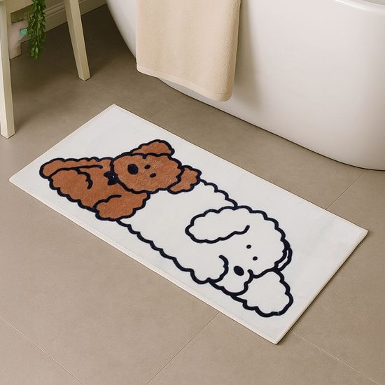 사계절 귀여운 비숑 주방매트 발매트 5종 LFM-C06