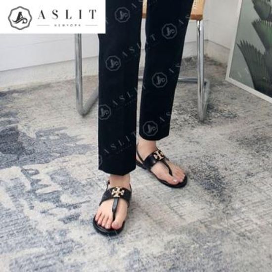 [애슬릿]여성 굽 낮은 여름 발 편한 플랫 샌들