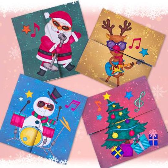 (미술샘) DIY 카멜레온 카드 크리스마스 만들기