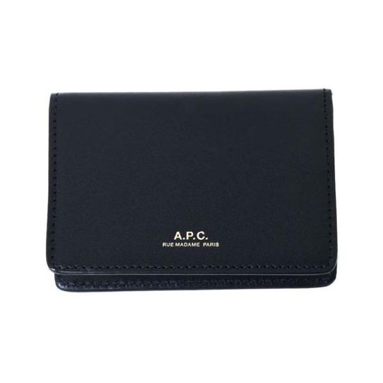 아페쎄 APC 스테판 호리즌 카드지갑 LZZ BLACK