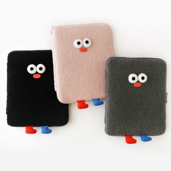 Brunch Brother 폼폼 부클 랩탑 파우치 11인치