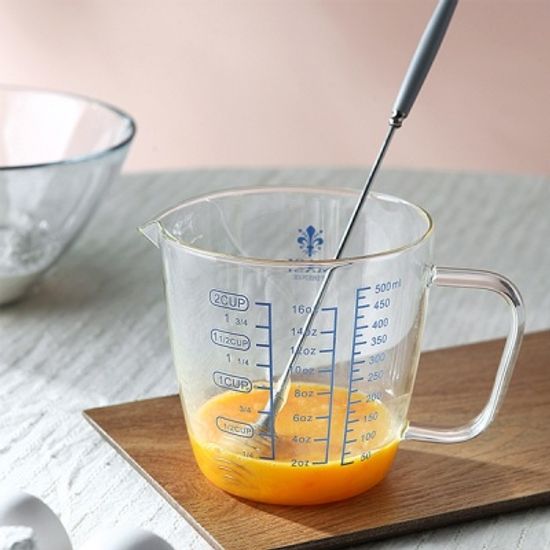 [N365] 마시피렌체 내열유리 블루 계량컵 500ml