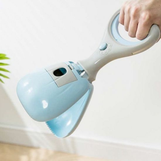 펫과함께 배변집게+배변봉투(블루) 강아지 배변처리