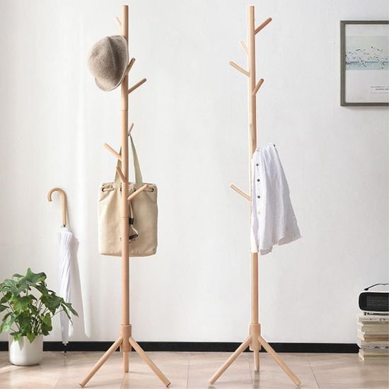 우드 스탠드옷걸이행거 원룸자취방행거(WE51BAC)