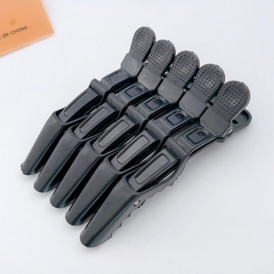 미용실 집게핀 굴곡 헤어고정 머리집게 5P세트