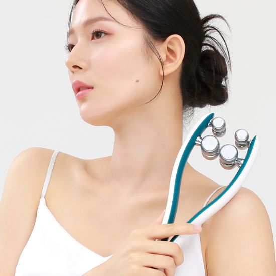 [혼바디] 빅 롤러 EMS 경락 디바이스(핑크)