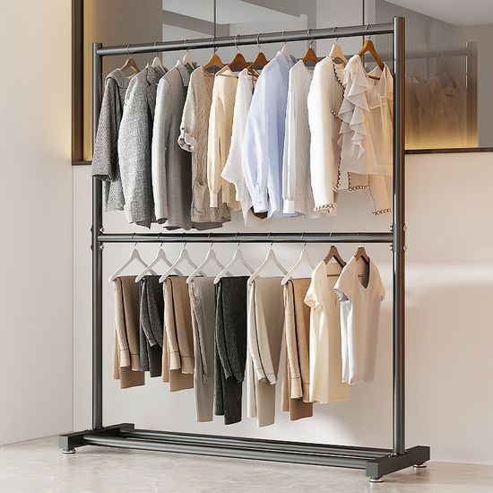 프리미엄 스탠드 행거 옷걸이 이동식 옷장 철제 헹거