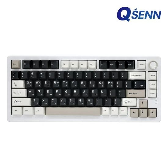 큐센 풀 윤활 유무선 기계식 키보드 Q75 PBT
