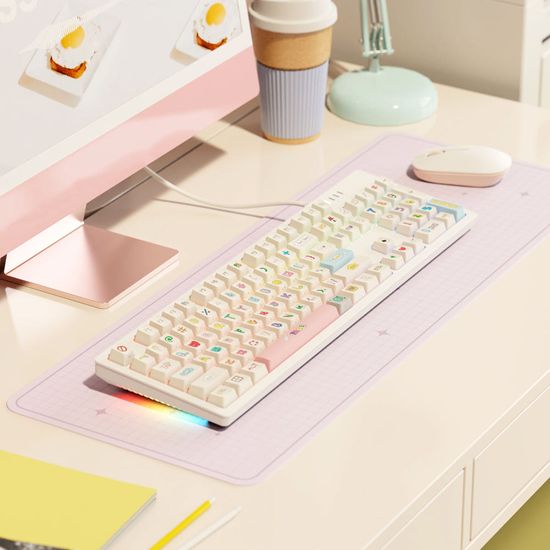 시이닷 다이어리 유선 LED 기계식 키보드