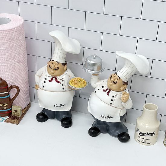 파비오 레스토랑 쉐프 장식품 세트 라지