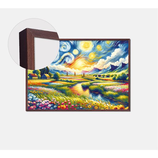 1000피스퍼즐 오색빛 석양 토이앤퍼즐 액자세트