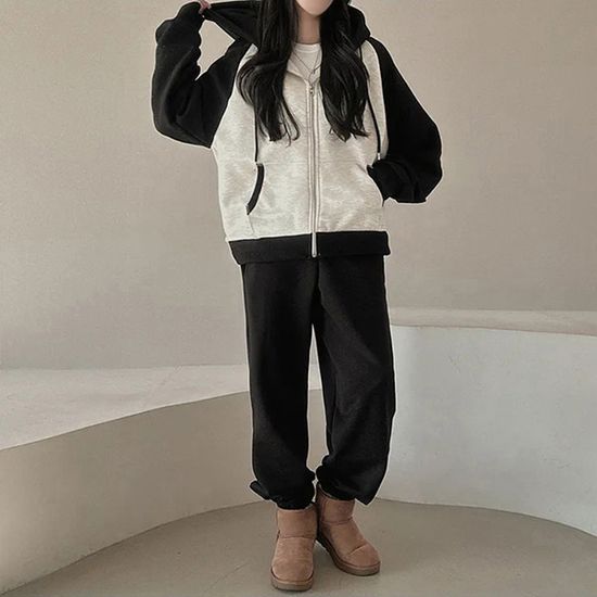 나그랑 후드집업 세트 남녀 공용 패션 의류