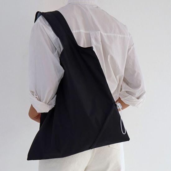 [칼라링백/저스트블랙] 에코백/시장가방/보조가방