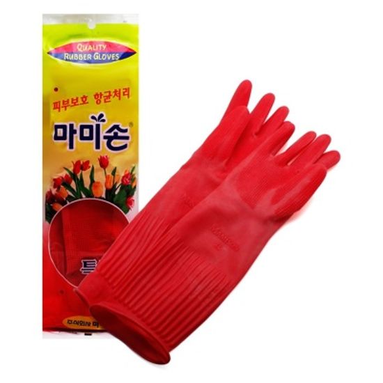 마미손 고무장갑 특대 XL 주방 설겆이 설거지 장갑