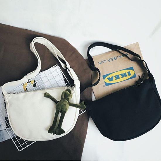 2컬러 캔버스 크로스백 바디백 가벼운가방(WAD4FFC)