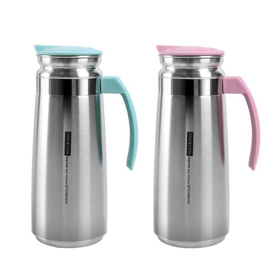 키친아트 스텐 물병 하나 더 2PC/민트+핑크(WF3549D)