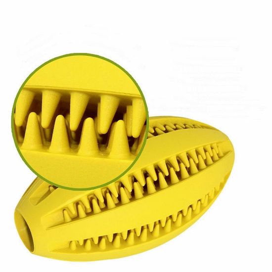 강아지 분리불안 장난감 간식 공 노랑(WEEC04D)