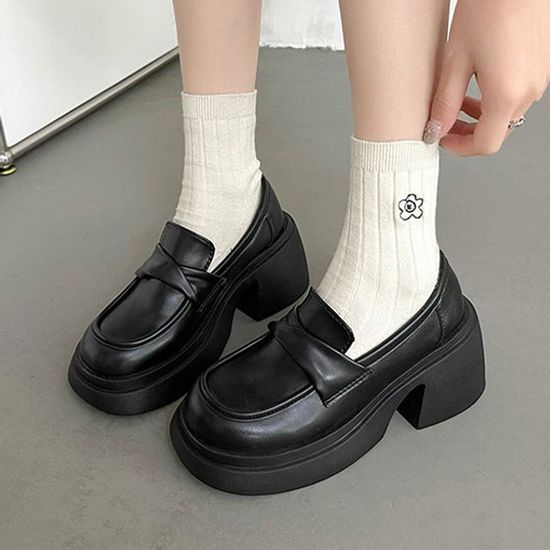 2컬러 여성 통굽 페니로퍼 DS-CC491(WFBA35E)