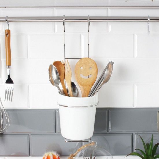 갤러리 걸이형 도자기 수저통(W1C814F)