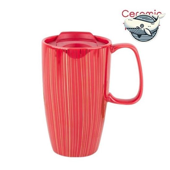 레드 세라믹 500ml 홈카페 커피잔 보틀(WFH7UU9)