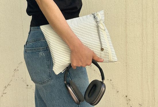 [KYOBO X OHMIK ]북 파우치 & 밴딩펜파우치 3종택