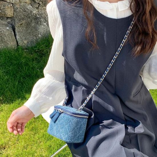 아닉 데님 미니크로스백여자여성학생직장인