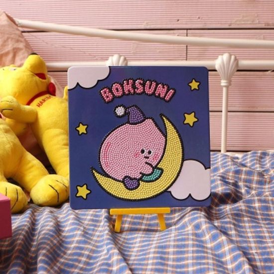 핑크풋 당근친구들이젤보석십자수