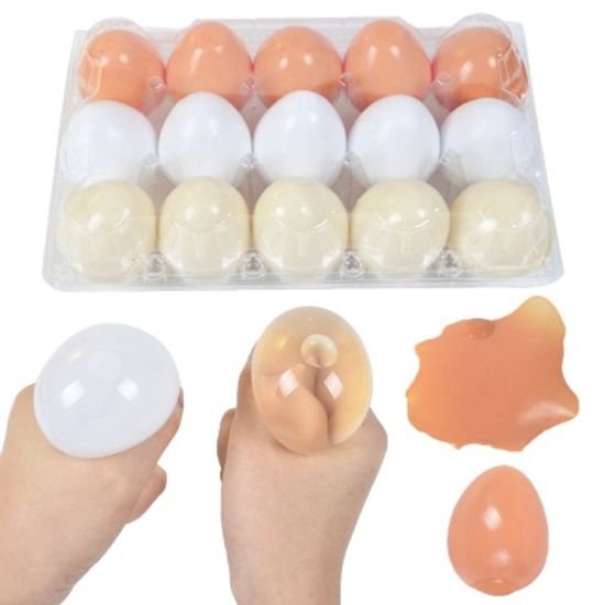 계란 찐득볼 말랑이 심쿵란클레이 주물럭 촉감 장난감
