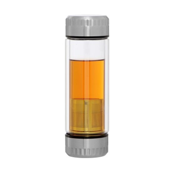크리스 이중유리 티텀블러 / 300ml 거름망 휴대보틀