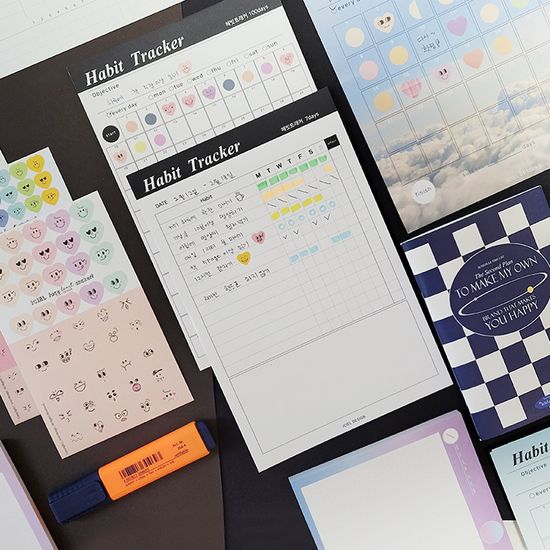 Iciel Habit tracker (A5) 100day 해빗트래커 