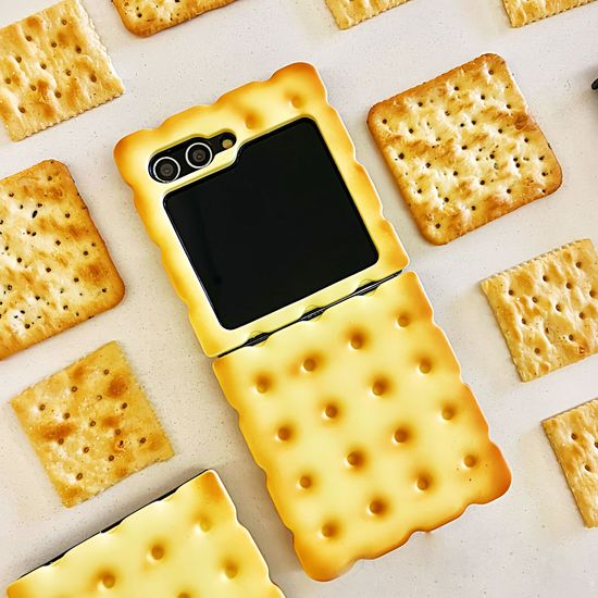 갤럭시 z플립 6 5 4 3 플립 특이한 비스킷 하드케이스