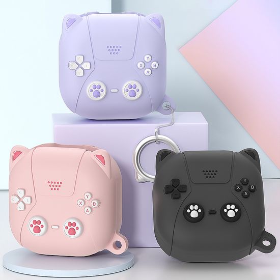갤럭시버즈 3 2 프로 라이브 fe 고양이 게임기 케이스