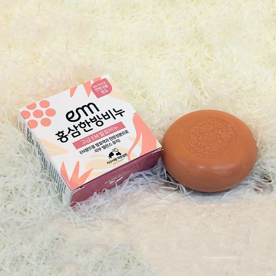 EM 홍삼한방비누_올인원 클렌징바