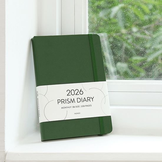 2026 프리즘 B6 먼슬리 다이어리 (날짜형 32절 월간)