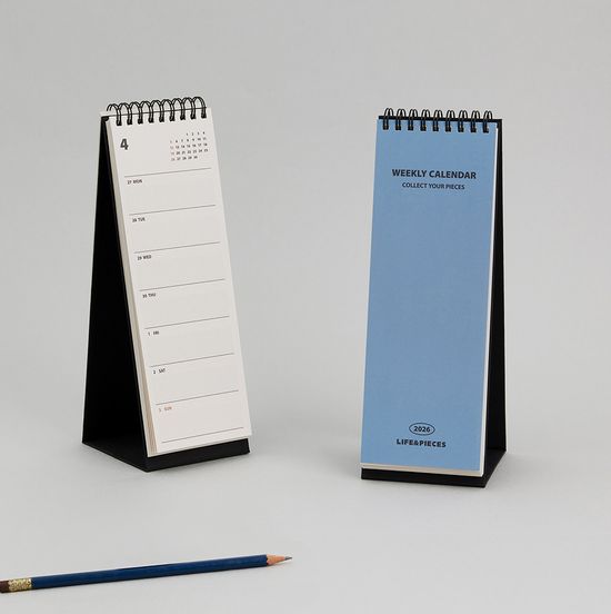 2026 라이프앤피시스 메모 위클리 탁상 달력 (세로형)