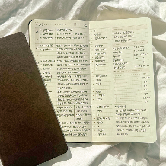 루카랩 기록책 핸디 만년형 플래너/노트 (2종)