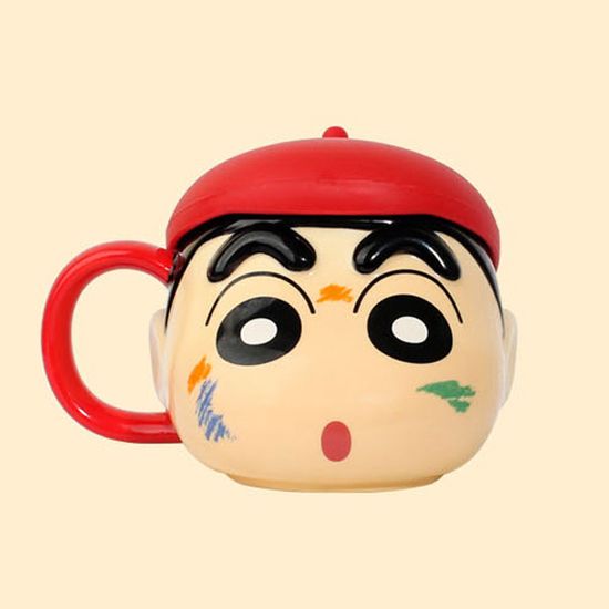 짱구 페이스 입체 머그컵 화가(703002)