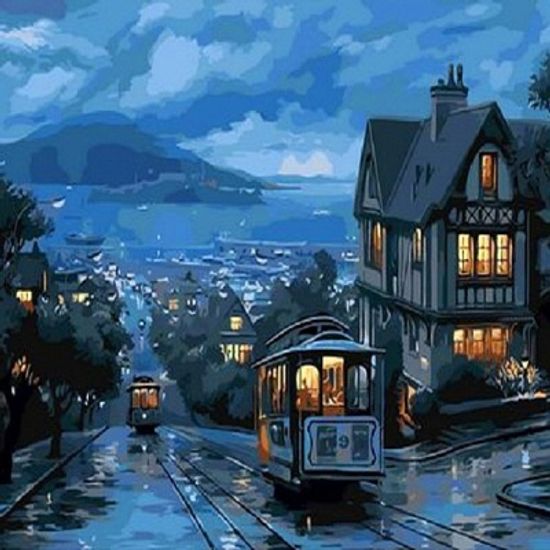 [DIY 명화]Q1306 미드나잇트레일 size 40*50cm