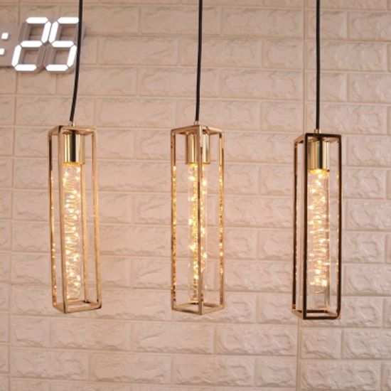 페이브 3등 펜던트 (LED 은하수 전구 포함)