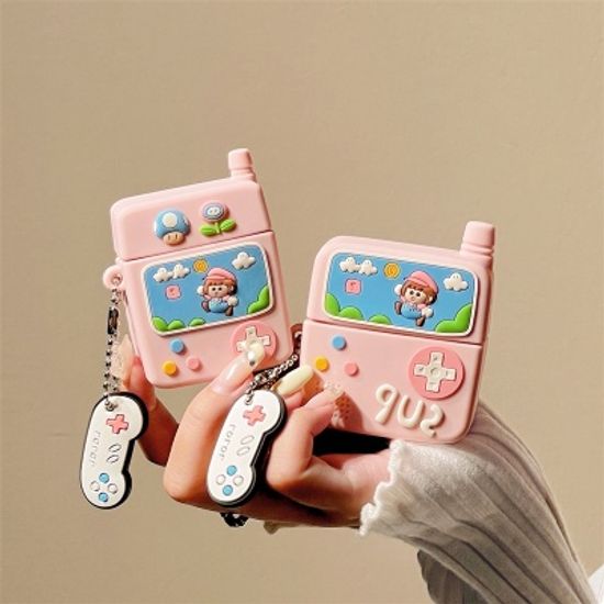 에어팟 3 2 1 프로 pro2 레트로 안테나 전화기 케이스